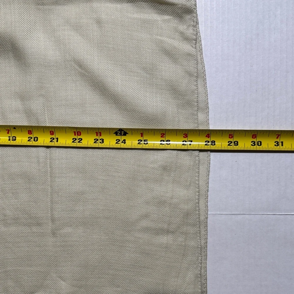 Loro Piana Beige Lightweight Cashmere-Silk Scarf
